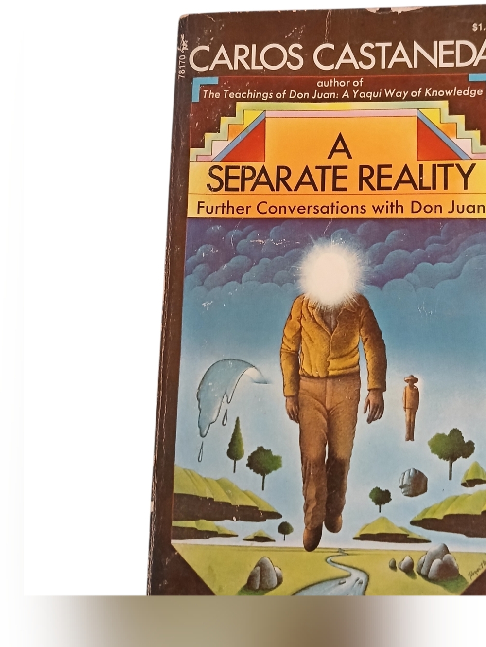 Carlos Castaneda "A Separate Reality" Paperback Pocket Books 1972 Price $1.25